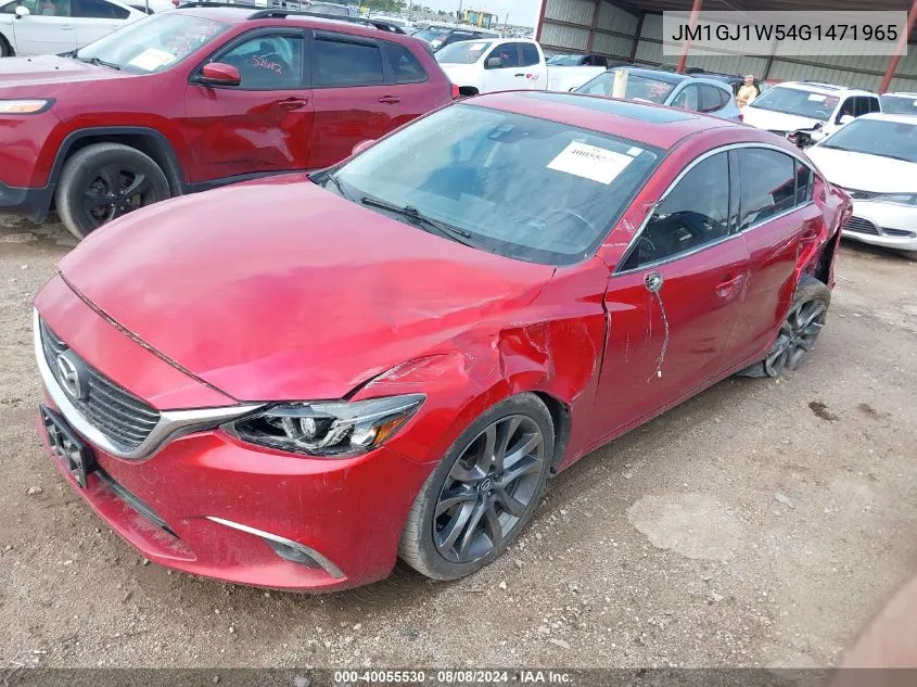 2016 Mazda 6 Grand Touring VIN: JM1GJ1W54G1471965 Lot: 40055530