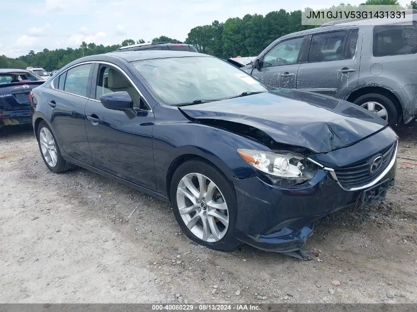 2016 Mazda Mazda6 I Touring VIN: JM1GJ1V53G1431331 Lot: 40080229