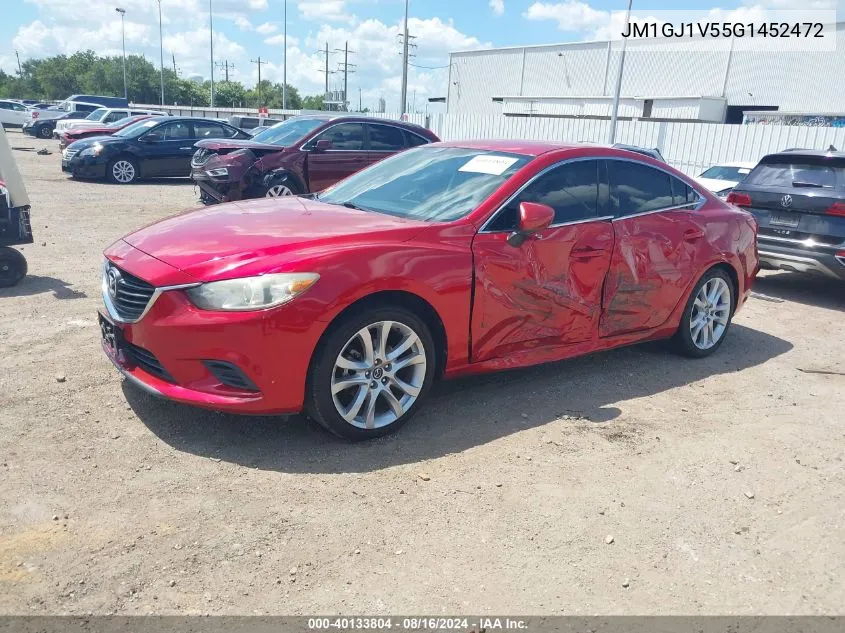 2016 Mazda Mazda6 I Touring VIN: JM1GJ1V55G1452472 Lot: 40133804