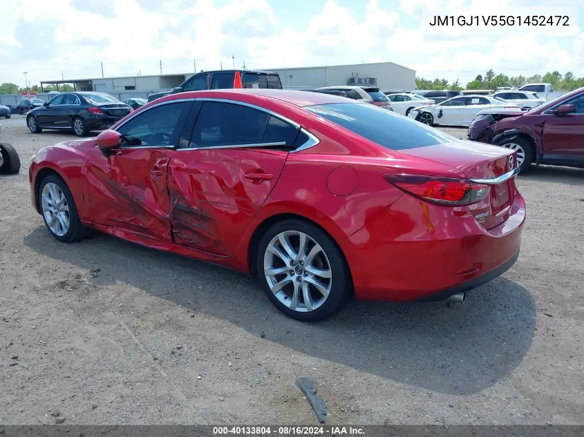 2016 Mazda Mazda6 I Touring VIN: JM1GJ1V55G1452472 Lot: 40133804