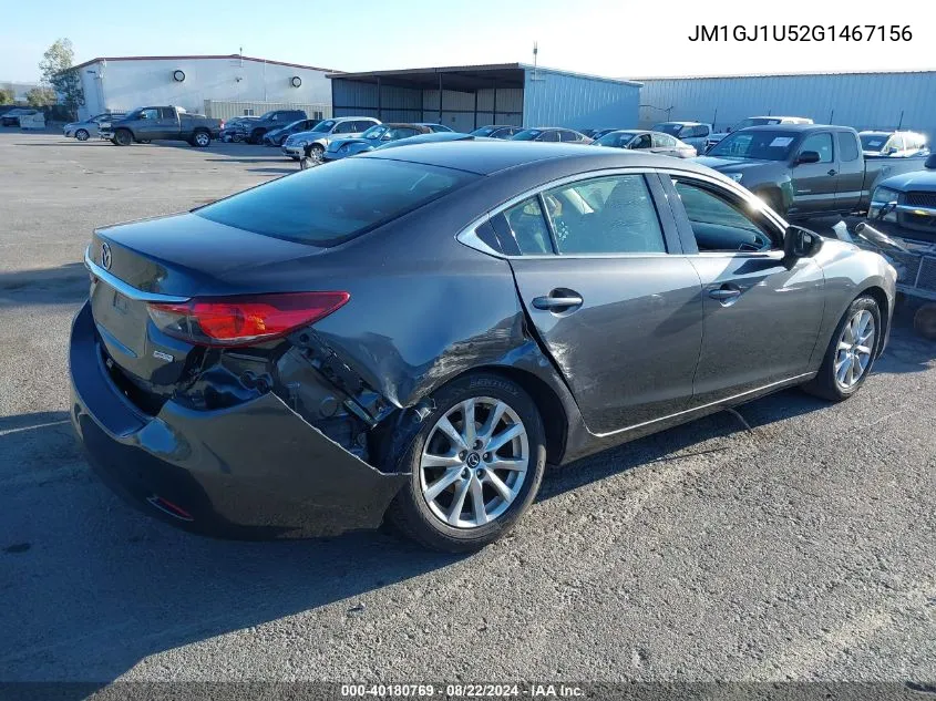 2016 Mazda Mazda6 I Sport VIN: JM1GJ1U52G1467156 Lot: 40180769