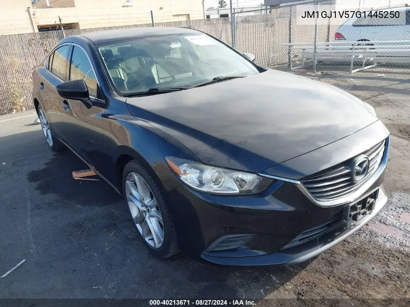 2016 Mazda Mazda6 I Touring VIN: JM1GJ1V57G1445250 Lot: 40213671