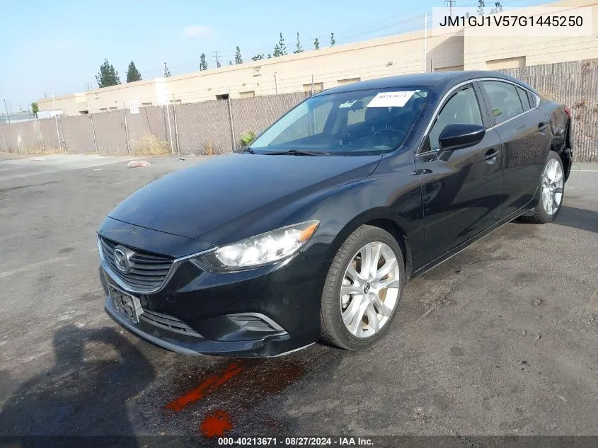 2016 Mazda Mazda6 I Touring VIN: JM1GJ1V57G1445250 Lot: 40213671