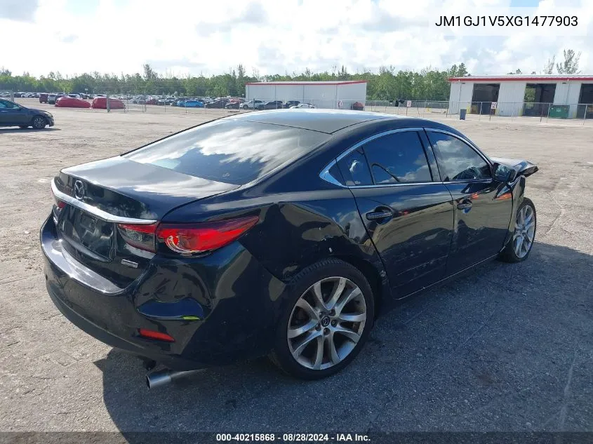 2016 Mazda Mazda6 I Touring VIN: JM1GJ1V5XG1477903 Lot: 40215868