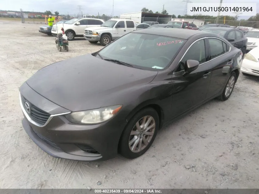 JM1GJ1U50G1401964 2016 Mazda Mazda6 I Sport