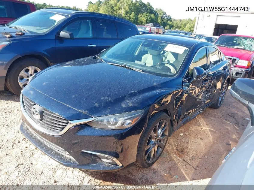 JM1GJ1W55G1444743 2016 Mazda Mazda6 I Grand Touring