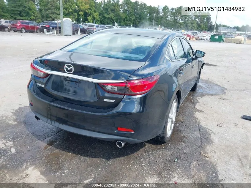 2016 Mazda Mazda6 I Touring VIN: JM1GJ1V51G1484982 Lot: 40282957