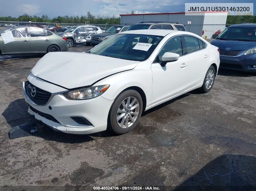 2016 Mazda Mazda6 I Sport VIN: JM1GJ1U53G1463200 Lot: 40324706