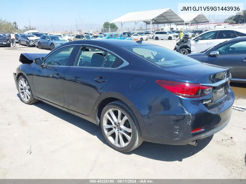 2016 Mazda 6 Touring VIN: JM1GJ1V59G1443936 Lot: 40325180