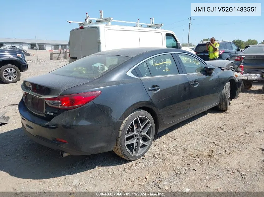 2016 Mazda Mazda6 I Touring VIN: JM1GJ1V52G1483551 Lot: 40327960