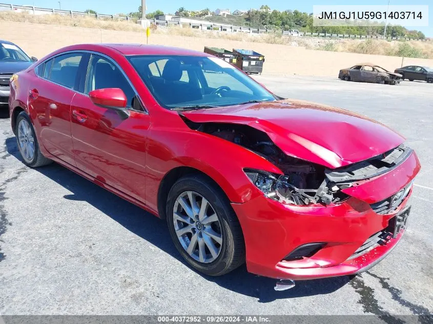 JM1GJ1U59G1403714 2016 Mazda Mazda6 Sport