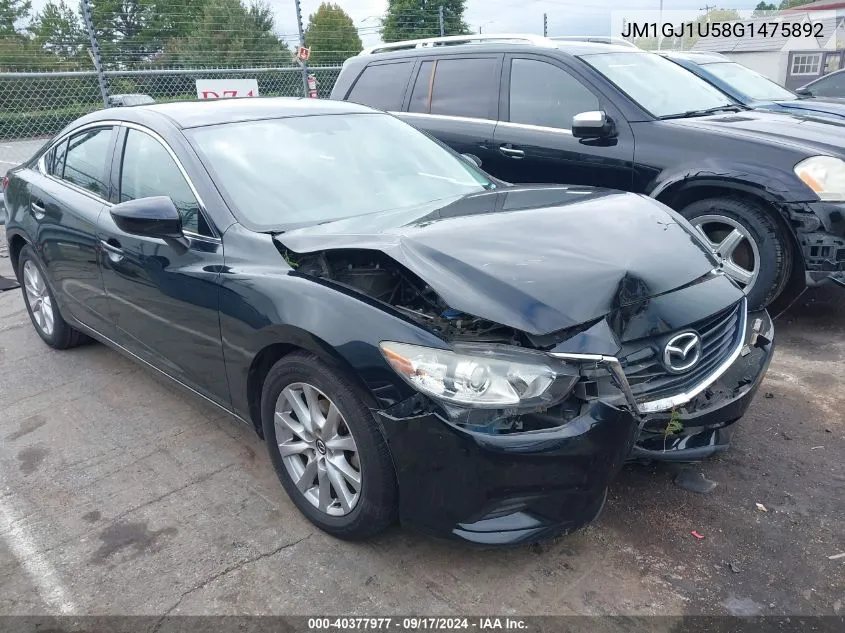 JM1GJ1U58G1475892 2016 Mazda Mazda6 I Sport