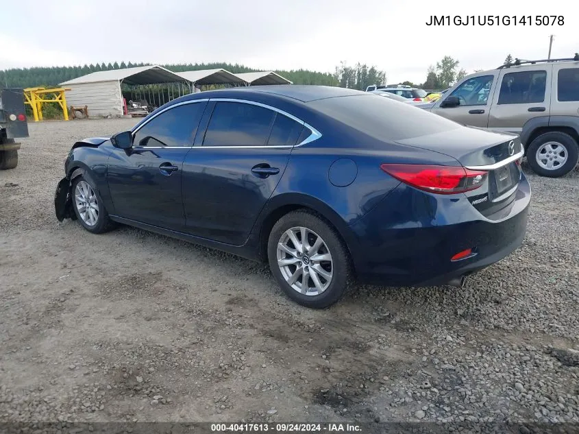 JM1GJ1U51G1415078 2016 Mazda 6 Sport