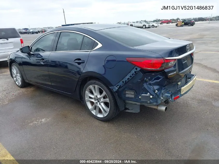 JM1GJ1V52G1486837 2016 Mazda Mazda6 I Touring