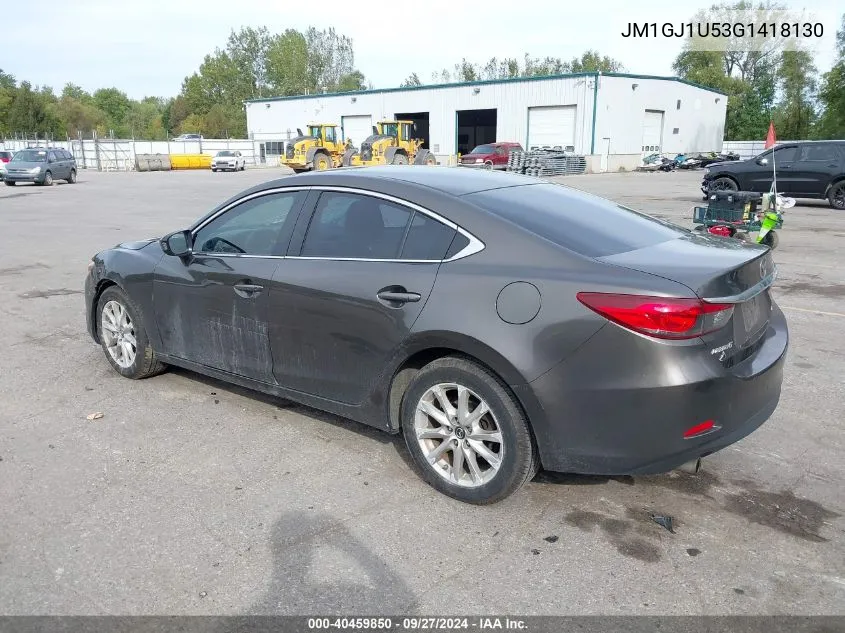 2016 Mazda Mazda6 I Sport VIN: JM1GJ1U53G1418130 Lot: 40459850