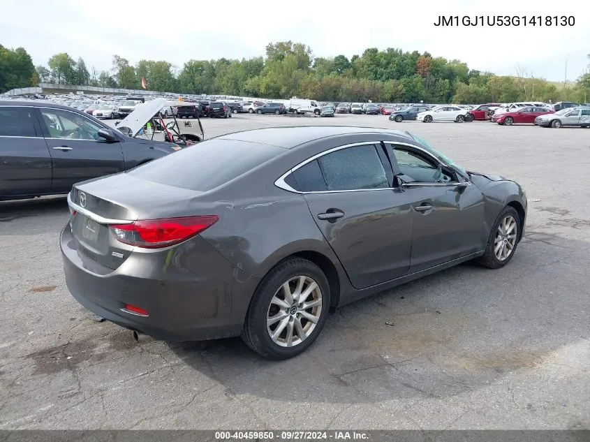 2016 Mazda Mazda6 I Sport VIN: JM1GJ1U53G1418130 Lot: 40459850