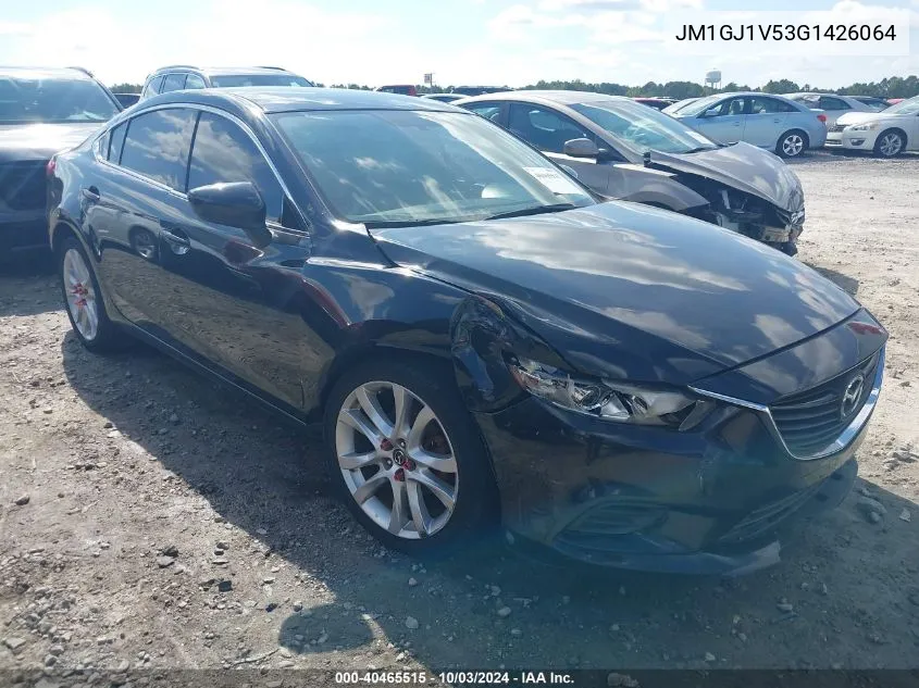 2016 Mazda Mazda6 I Touring VIN: JM1GJ1V53G1426064 Lot: 40465515