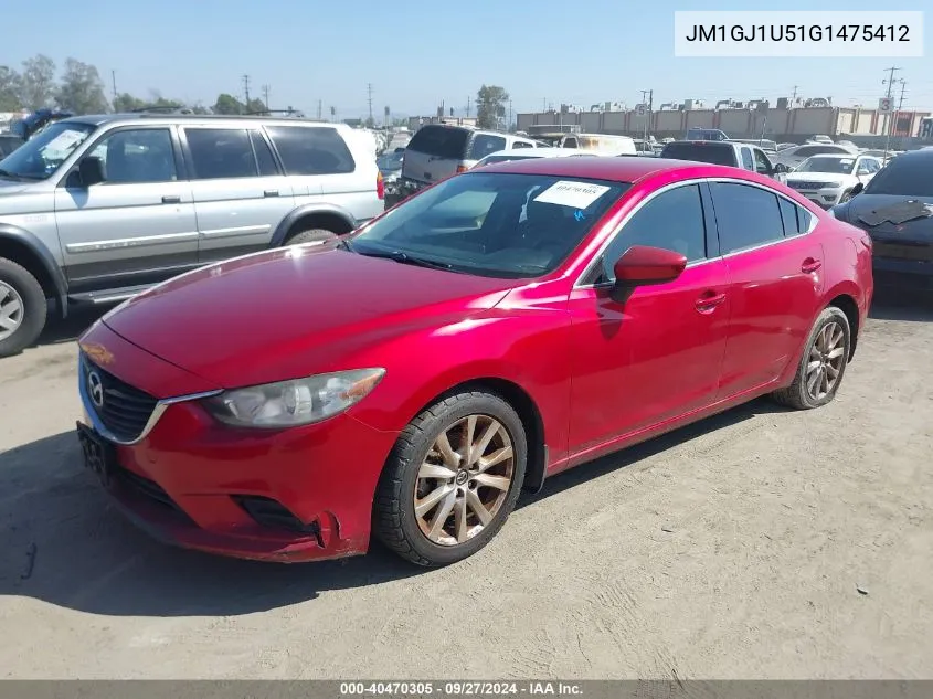 JM1GJ1U51G1475412 2016 Mazda Mazda6 I Sport