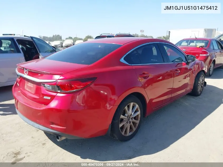 JM1GJ1U51G1475412 2016 Mazda Mazda6 I Sport