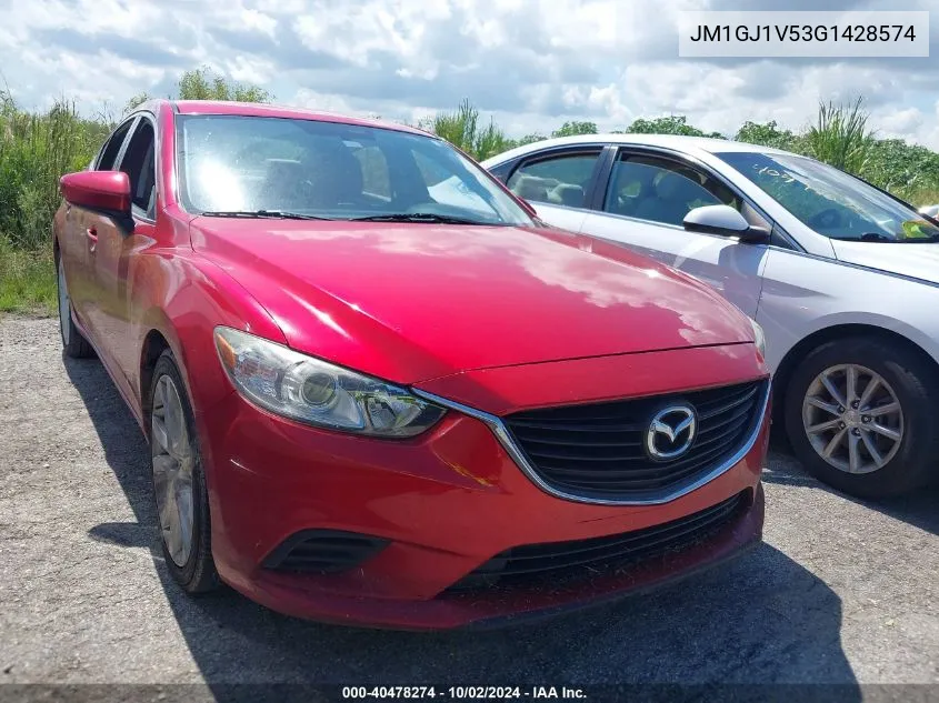 JM1GJ1V53G1428574 2016 Mazda Mazda6 I Touring