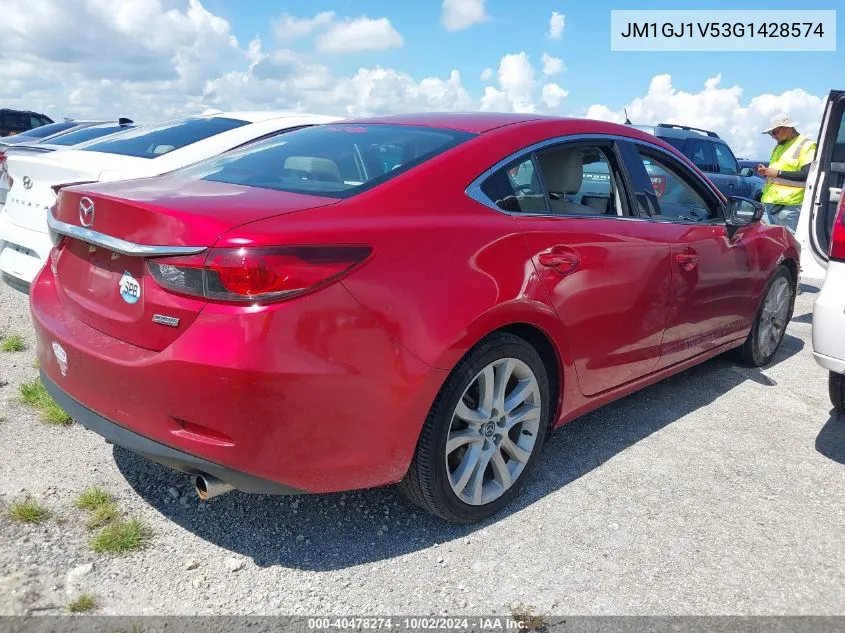 JM1GJ1V53G1428574 2016 Mazda Mazda6 I Touring