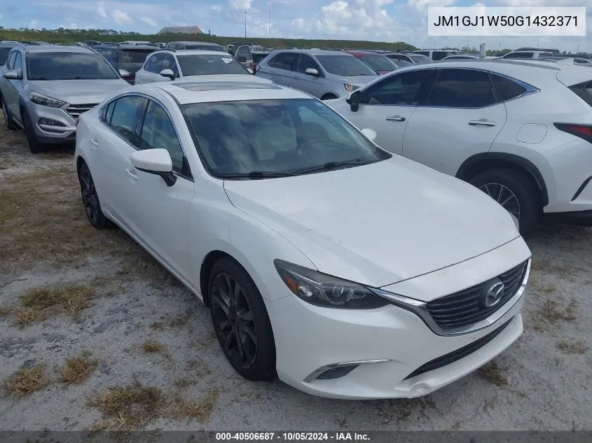 JM1GJ1W50G1432371 2016 Mazda 6 Grand Touring