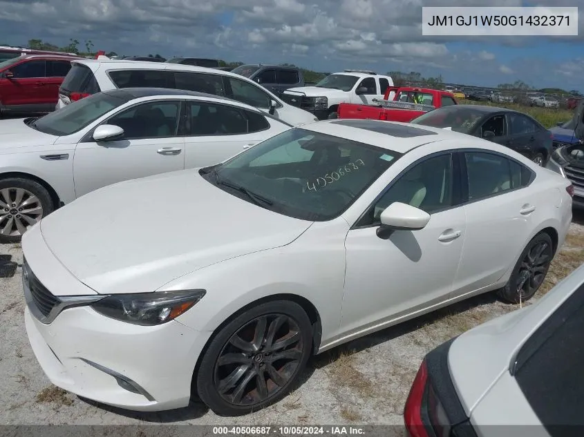 JM1GJ1W50G1432371 2016 Mazda 6 Grand Touring