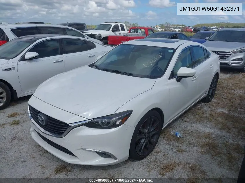 JM1GJ1W50G1432371 2016 Mazda 6 Grand Touring