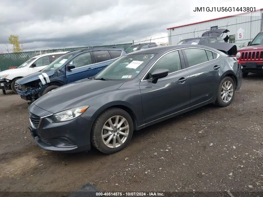 2016 Mazda 6 Sport VIN: JM1GJ1U56G1443801 Lot: 40514575