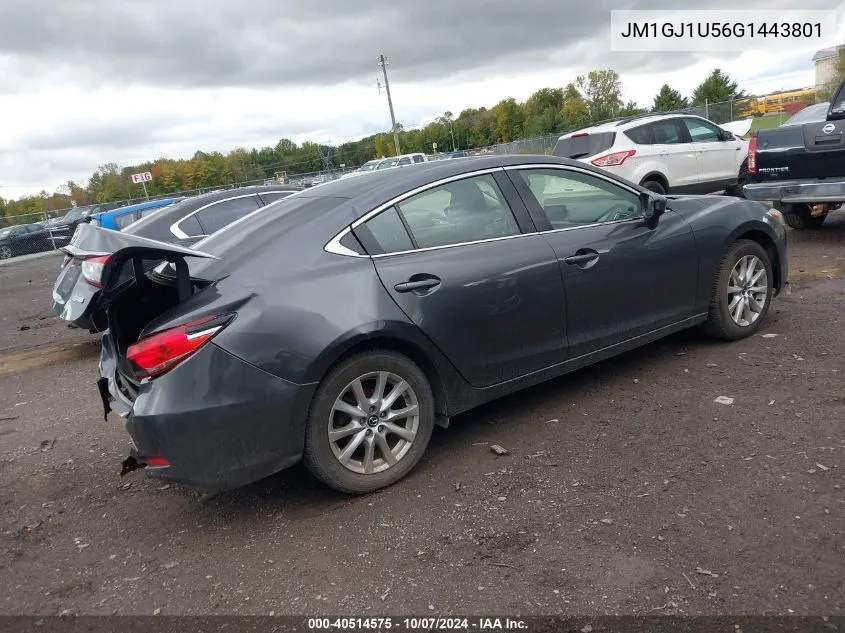 JM1GJ1U56G1443801 2016 Mazda 6 Sport