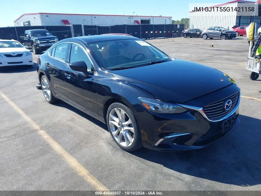 2016 Mazda Mazda6 I Touring VIN: JM1GJ1T55G1421158 Lot: 40545037