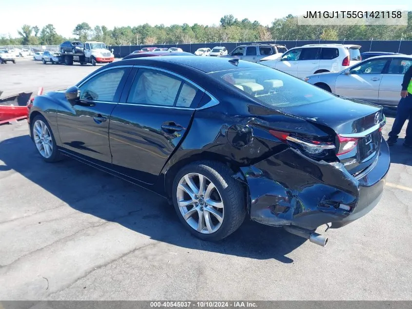 2016 Mazda Mazda6 I Touring VIN: JM1GJ1T55G1421158 Lot: 40545037