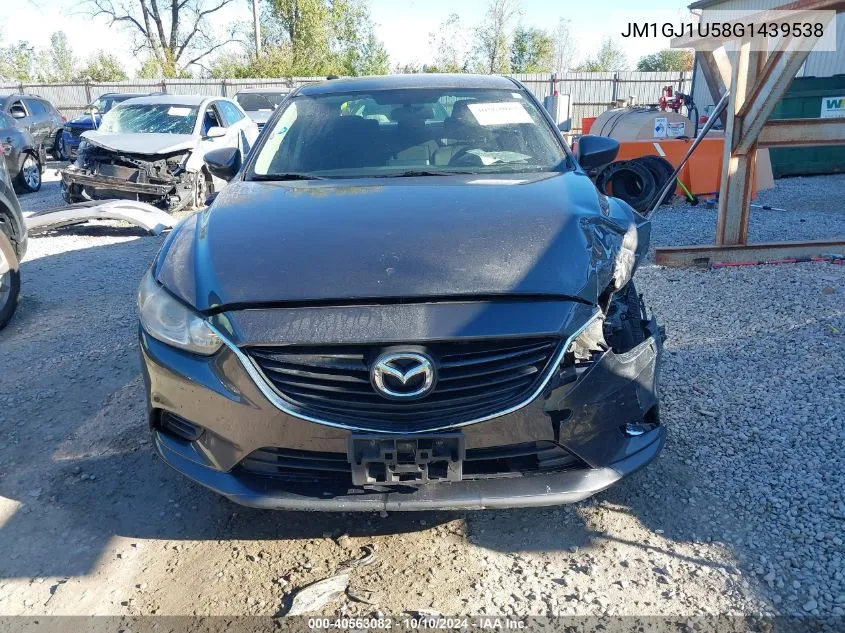 2016 Mazda Mazda6 I Sport VIN: JM1GJ1U58G1439538 Lot: 40563082