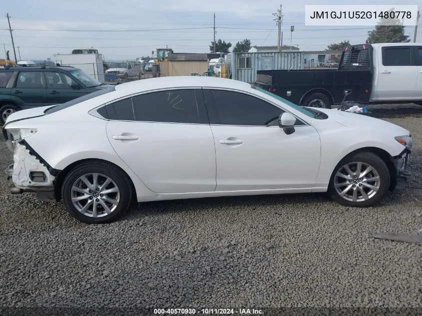 JM1GJ1U52G1480778 2016 Mazda Mazda6 Sport