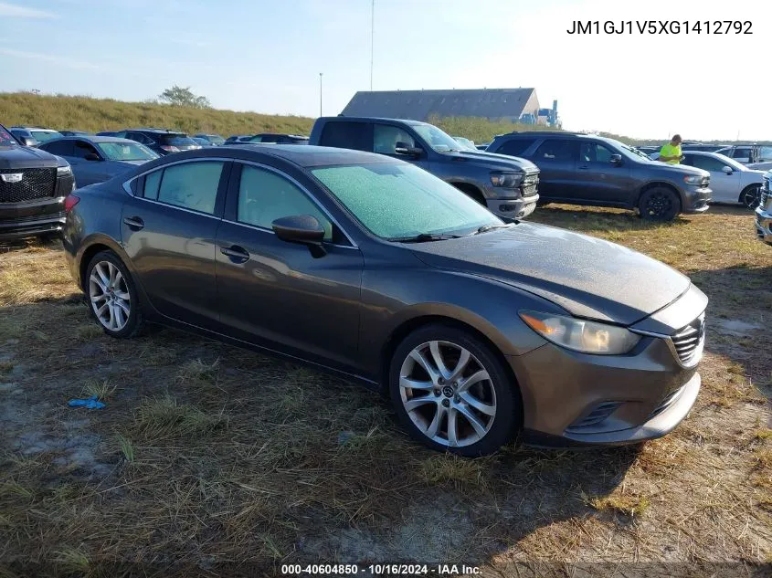 2016 Mazda Mazda6 I Touring VIN: JM1GJ1V5XG1412792 Lot: 40604850