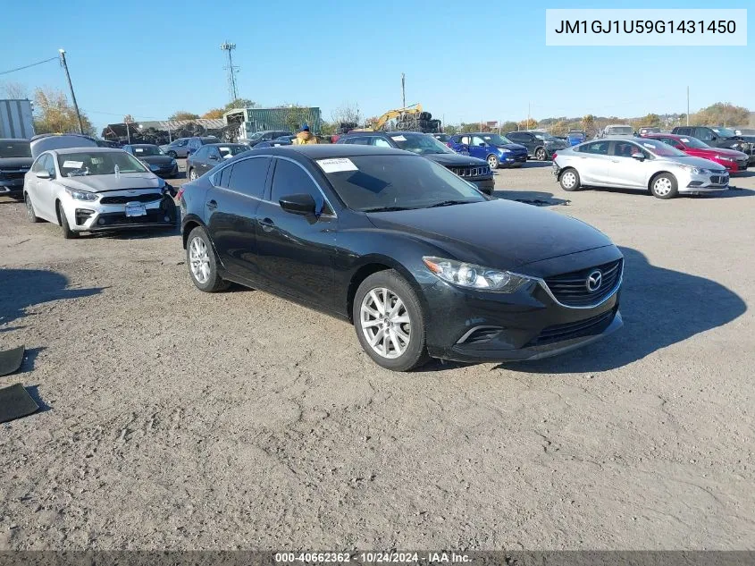 2016 Mazda Mazda6 I Sport VIN: JM1GJ1U59G1431450 Lot: 40662362