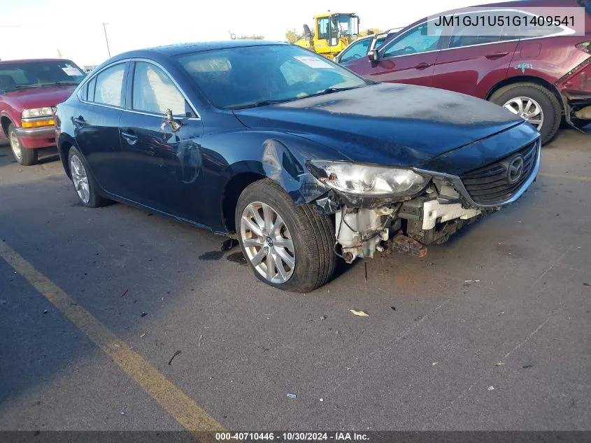 JM1GJ1U51G1409541 2016 Mazda Mazda6 I Sport