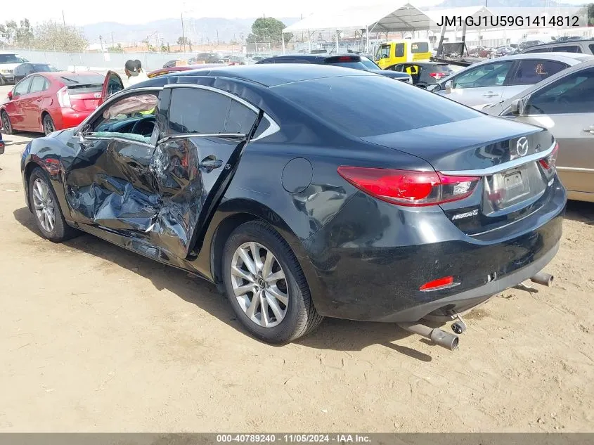 2016 Mazda Mazda6 I Sport VIN: JM1GJ1U59G1414812 Lot: 40789240