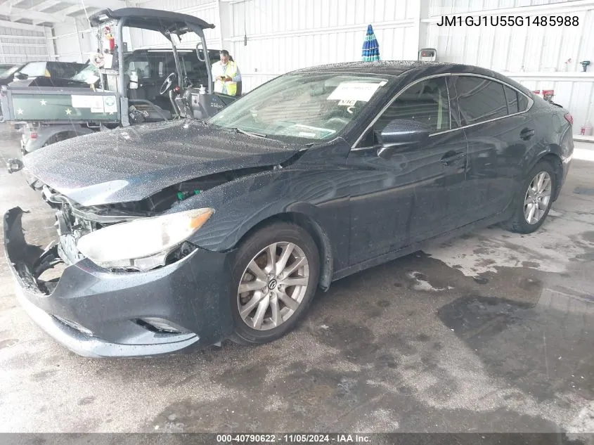 2016 Mazda Mazda6 I Sport VIN: JM1GJ1U55G1485988 Lot: 40790622