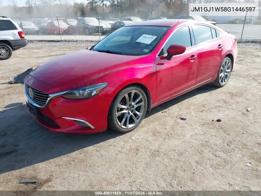 2016 Mazda Mazda6 I Grand Touring VIN: JM1GJ1W58G1446597 Lot: 40811929