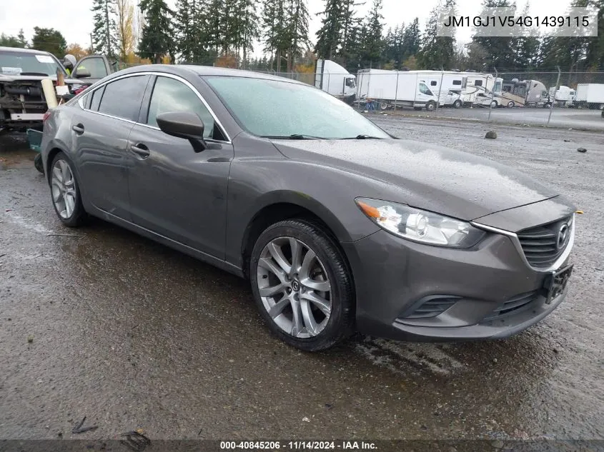 2016 Mazda Mazda6 I Touring VIN: JM1GJ1V54G1439115 Lot: 40845206