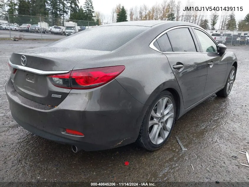 2016 Mazda Mazda6 I Touring VIN: JM1GJ1V54G1439115 Lot: 40845206