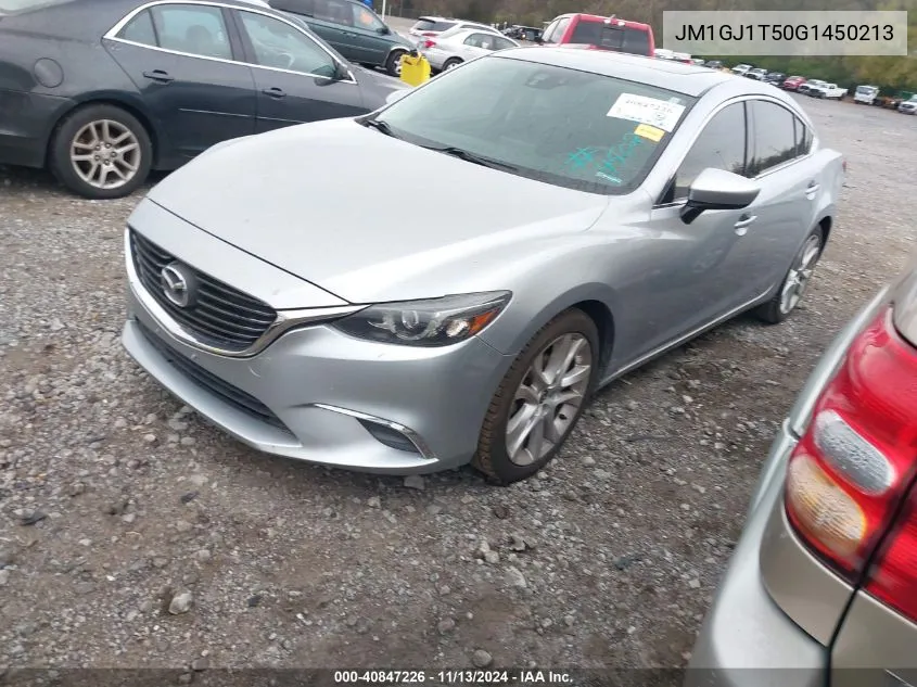 2016 Mazda Mazda6 I Touring VIN: JM1GJ1T50G1450213 Lot: 40847226