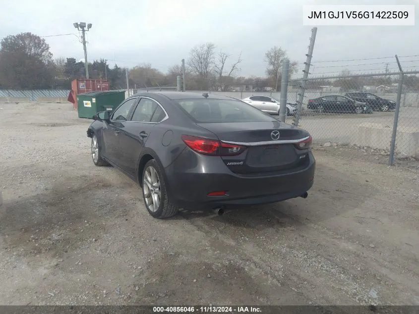 2016 Mazda Mazda6 I Touring VIN: JM1GJ1V56G1422509 Lot: 40856046