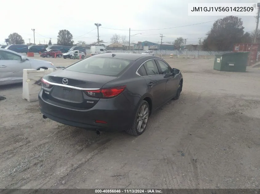 2016 Mazda Mazda6 I Touring VIN: JM1GJ1V56G1422509 Lot: 40856046