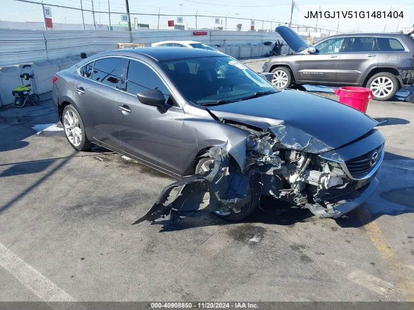 2016 Mazda Mazda6 I Touring VIN: JM1GJ1V51G1481404 Lot: 40908850