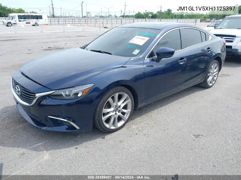 2017 Mazda Mazda6 Touring VIN: JM1GL1V5XH1125397 Lot: 39399401