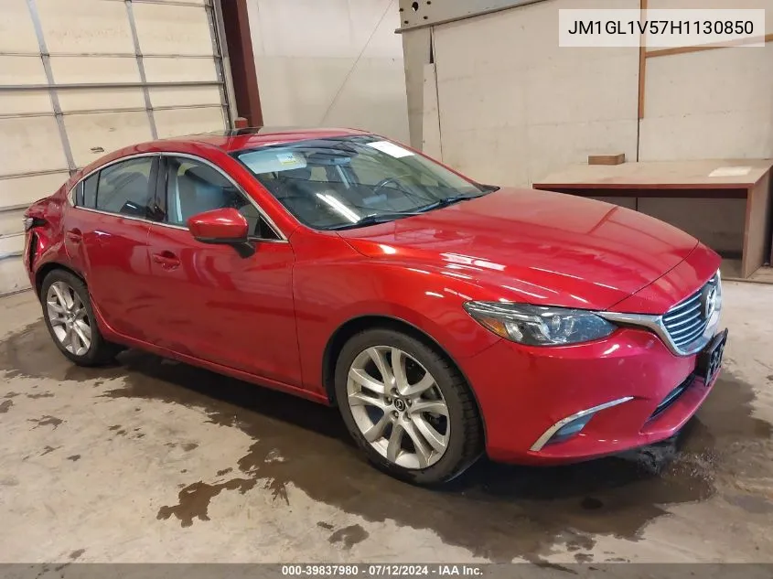 JM1GL1V57H1130850 2017 Mazda Mazda6 Touring