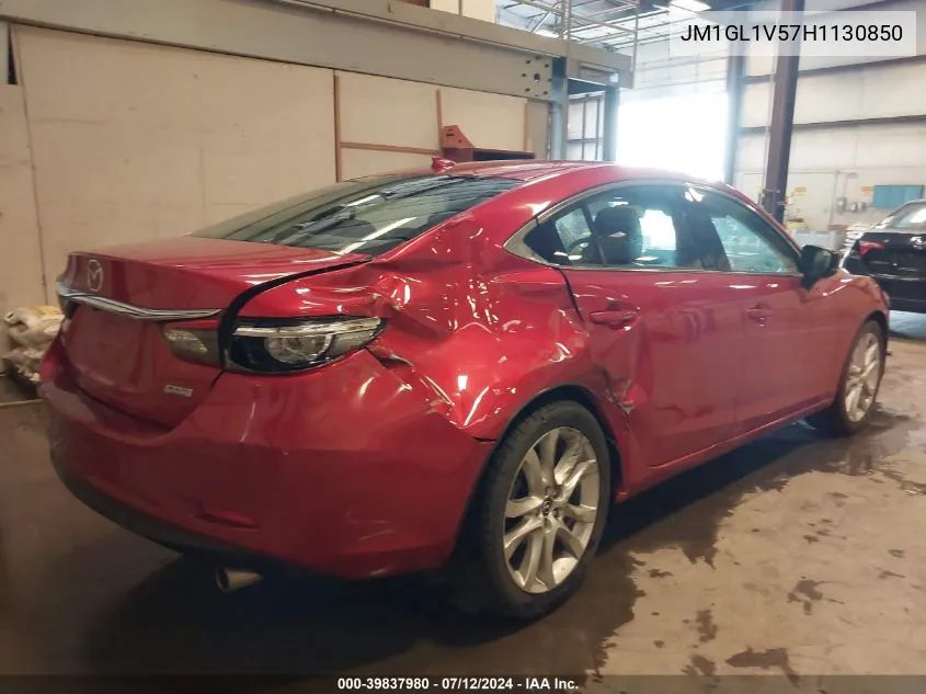 JM1GL1V57H1130850 2017 Mazda Mazda6 Touring