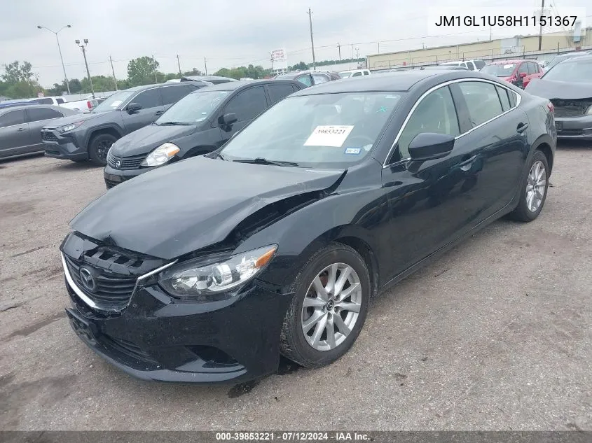 JM1GL1U58H1151367 2017 Mazda Mazda6 Sport